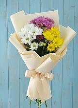 Букет цветов из:  Хризантемы #REPLACE_PRED# Коврове