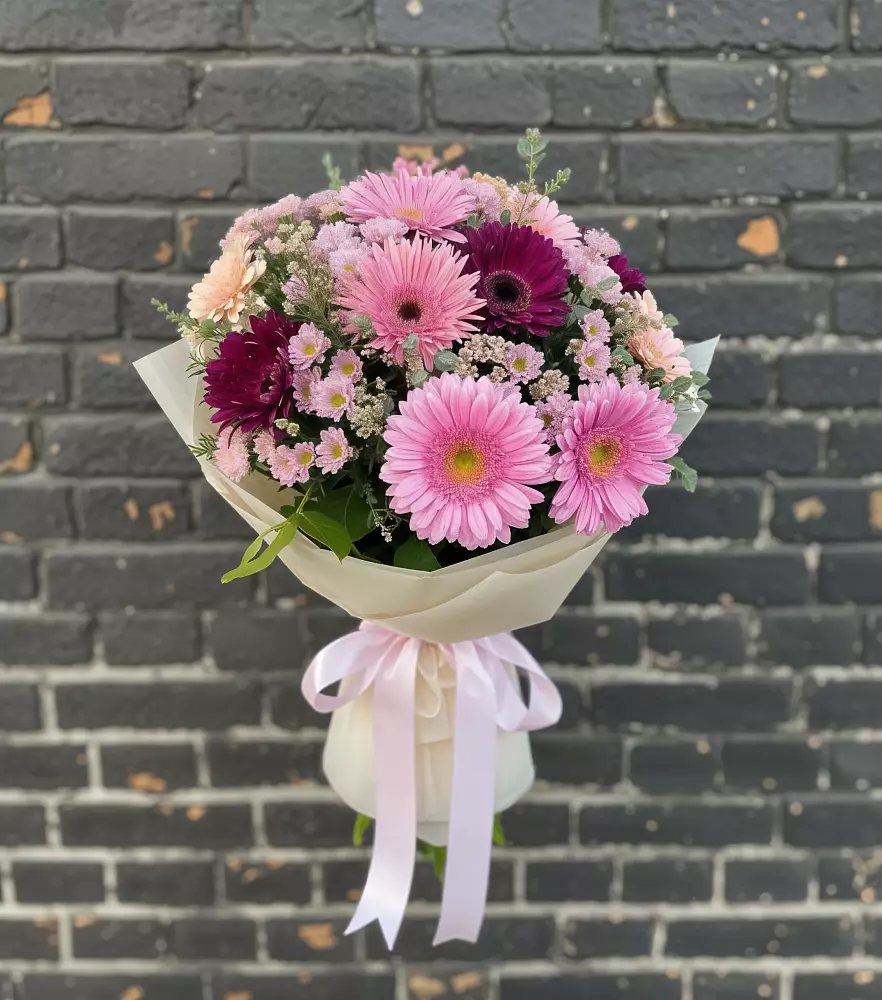 Букет цветов из: Герберы и Хризантемы в Коврове