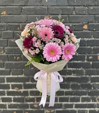 Букет цветов из:  Герберы и Хризантемы в Коврове